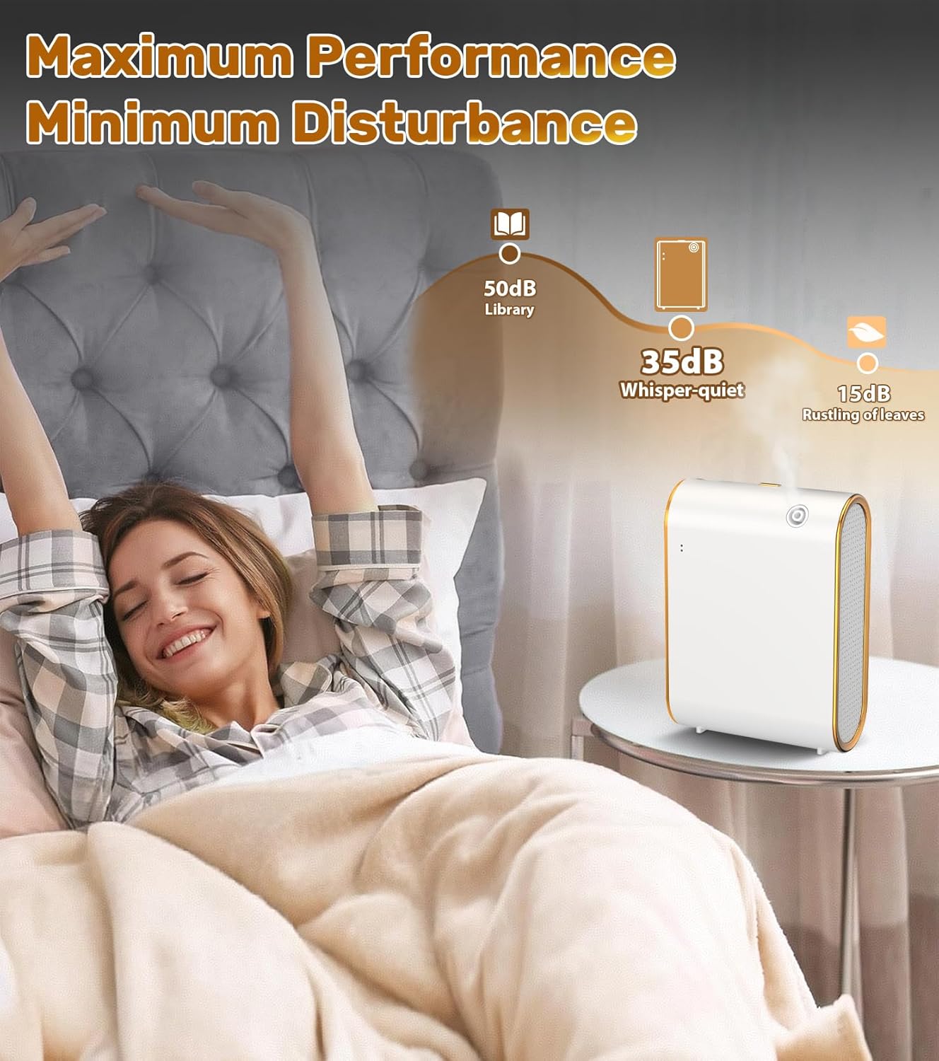 AeraLuxe™ Smart Bluetooth Cold Air Scent Diffuser – Hotel-Grade Aromatherapy for Homes & Offices (1500 ft² Coverage)