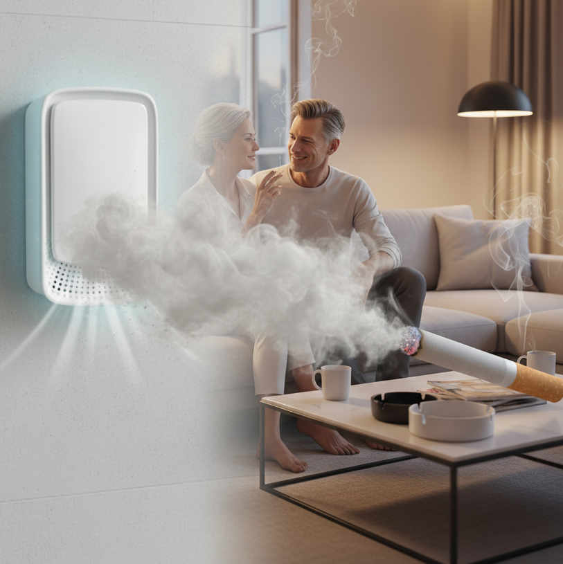 AeroGuard Pro - Plug in Smoke Removal Device